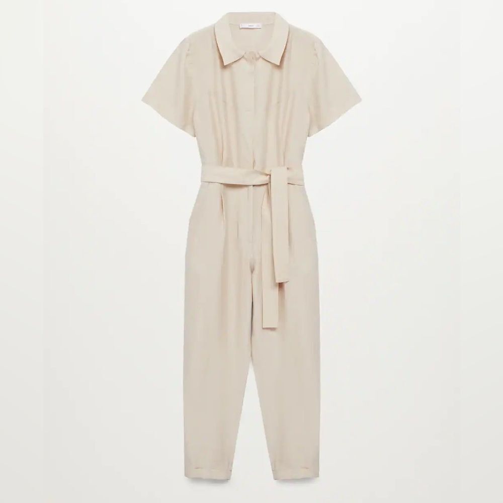 Mango Lyocell Jumpsuit New - Picture 4 of 8
